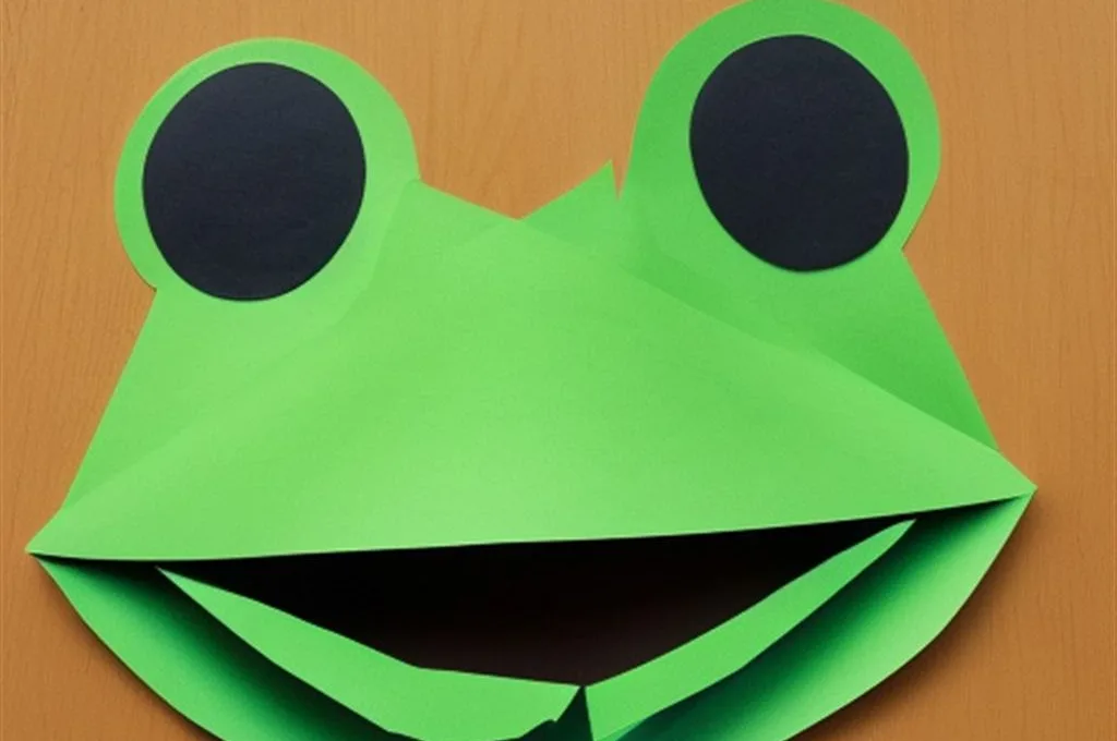 Jak zrobić maskę żaby z papieru