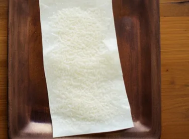 Jak zrobić papier ryżowy z mąki ryżowej